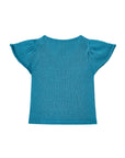 Short-Sleeve Knit Cardigan