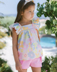 Colourful top for girls