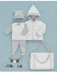 Baby Boy Grey Cotton Leggings