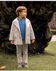 Light Brown Solid Trousers for boys
