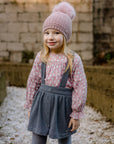 Girl Pink Printed Blouse