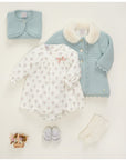 Baby Girl Floral DRESS with pink details