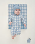 BABY CHECKED FOOTLESS ROMPER