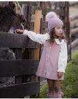 Pink Corduroy GIRL DRESS