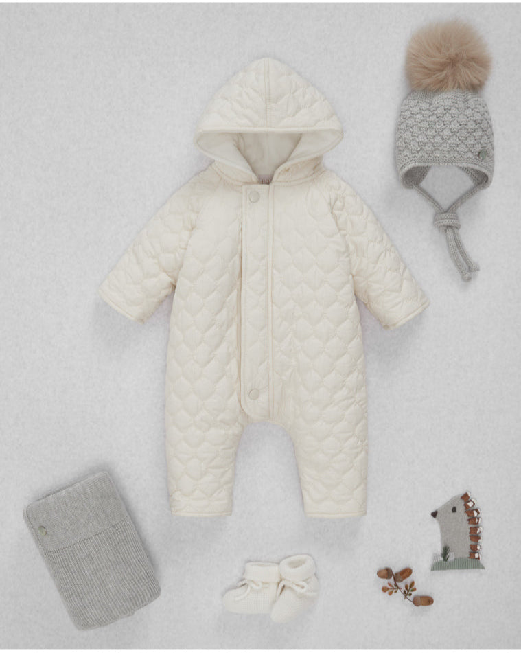 Soft Cream NEWBORN SNOW SUIT