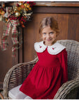 Velvet Red GIRL DRESS for XMAS!