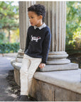 Dark Grey Knitted Puppy Shirt
