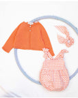 Pink Gingham Romper Suit for Baby Girl