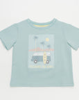Green T-shirt for summer