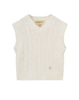 Knitted White Vest MIBONBóN