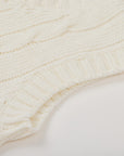 Knitted White Vest MIBONBóN