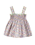 Floral dress on a white background