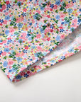 Sleeveless summer floral top for girls
