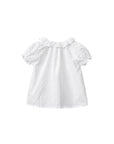 White plummet blouse for babies