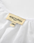 White plummet blouse for babies