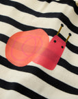 Sleeveless striped t-shirt for babies