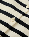 Sleeveless striped t-shirt for babies