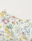 FLORAL BLOUSE SHORT SLEEVE
