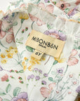 FLORAL BLOUSE SHORT SLEEVE