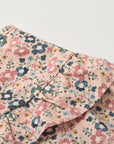 Floral pink blouse long sleeve