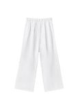 Girls Trousers with White Twill Waistband