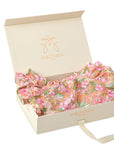 Ocher pink flower blouse