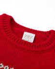XMAS VIBE RED PULLOVER