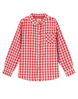 MIBONBON Red and white checkered shirt