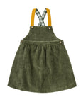 GREEN OVERALL DRESS FOR BABIES