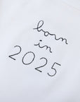 BORN IN 2025 COTTON T-SHIRT