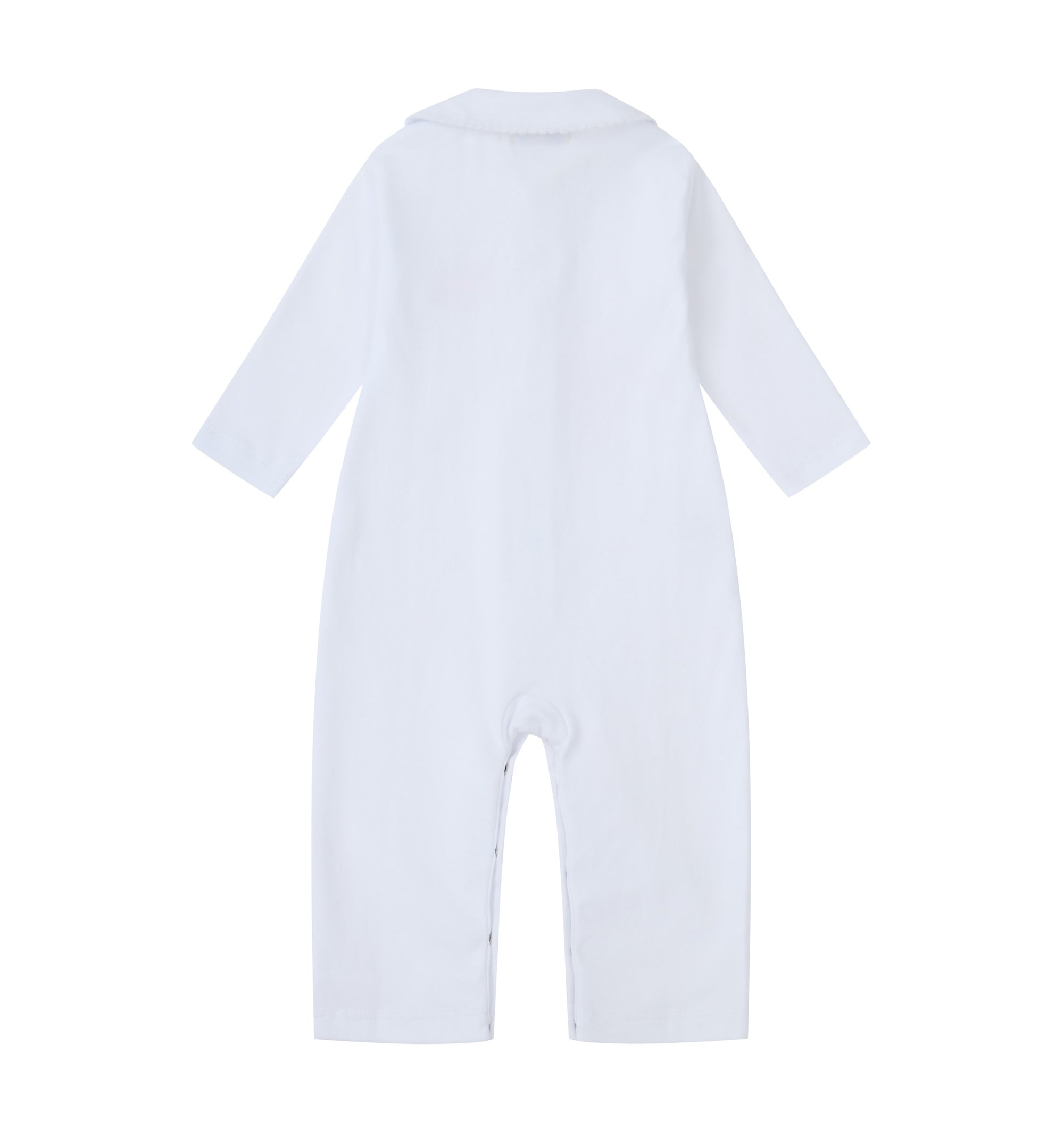 Baby Girl Pink and white overall pyjama