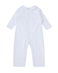 Baby Boy Blue and white overall pyjama