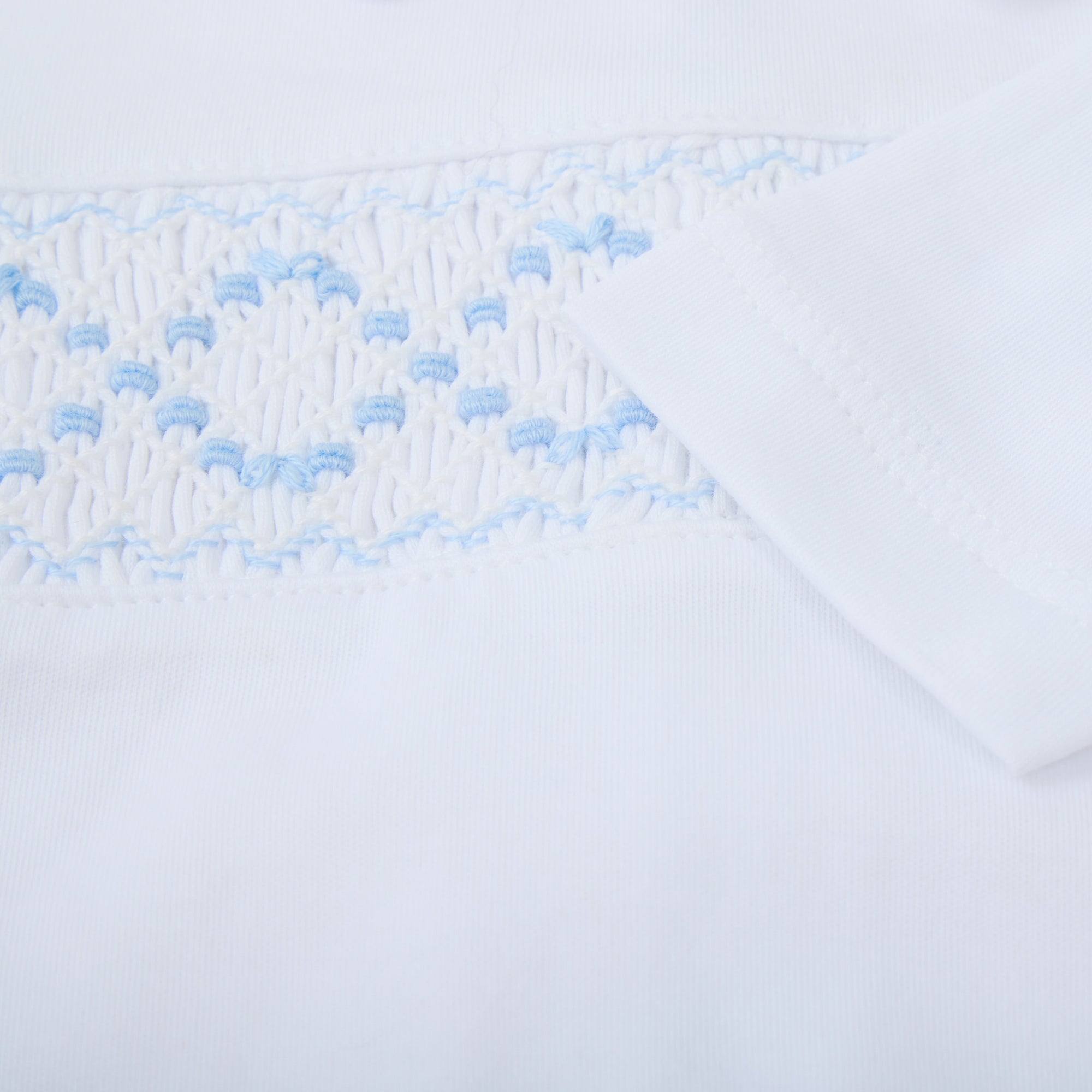 Baby Boy Blue and white overall pyjama