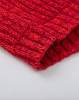 Red knitted sweater from MIBONBON
