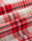 Red and white plaid dress MIBONBON
