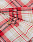Red and white plaid shirt MIBONBON