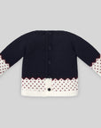 Dark Blue Sweater for boys with reindeer
