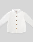 White Shirt for boys with Mao collar
