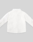 White Shirt for boys with Mao collar
