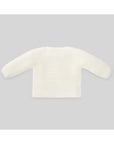 KNIT CREAM COLOR CARDIGAN