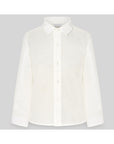 Boys white linen shirt