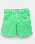 Sharp green shorts for kids