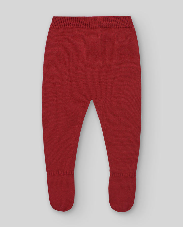 RED KNITTED SET FOR XMAS