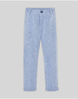Long trousers made of linen for boys