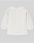 Long-sleeved wool baby jumper