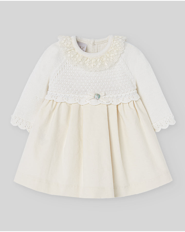 knit babydoll dress Baby – Pearl Cotton-Wool Blend – MIBONBóN LUCKYYOU24