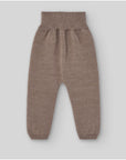 Knitted baby leggings without foot