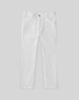 Long twill pants for boys