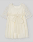 Girl's tulle dress with lace