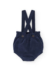 Dark Blue Corduroy Rompers